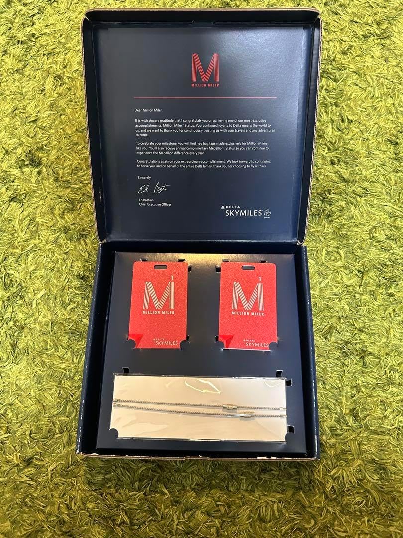 ☆希少☆ デルタ航空　2ミリオンマイラー　荷物タグ1枚 ☆希少☆ デルタ航空 2ミリオンマイラー 荷物タグ1枚 【公式通販】