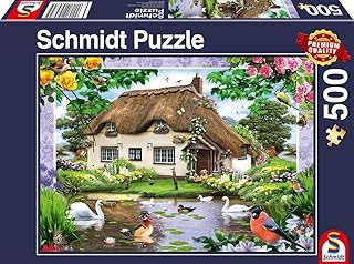 Schmidt Games Romantic Country House, 500 Piece Puzzle