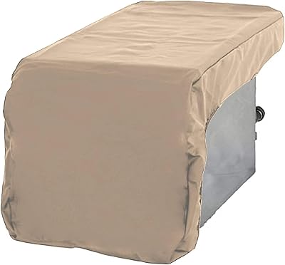 Outdoor Built in Side Burners Cover Taupe 19.5