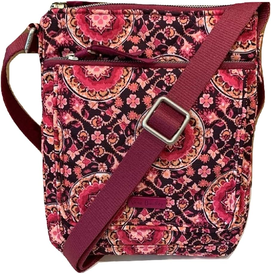 Vera Bradley Iconic RFID Mini Hipster in Raspberry