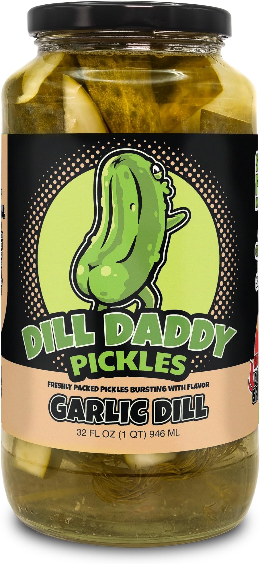 Dill Daddy Pickles 2 Pack (Garlic Dill), 32 Oz Grocery