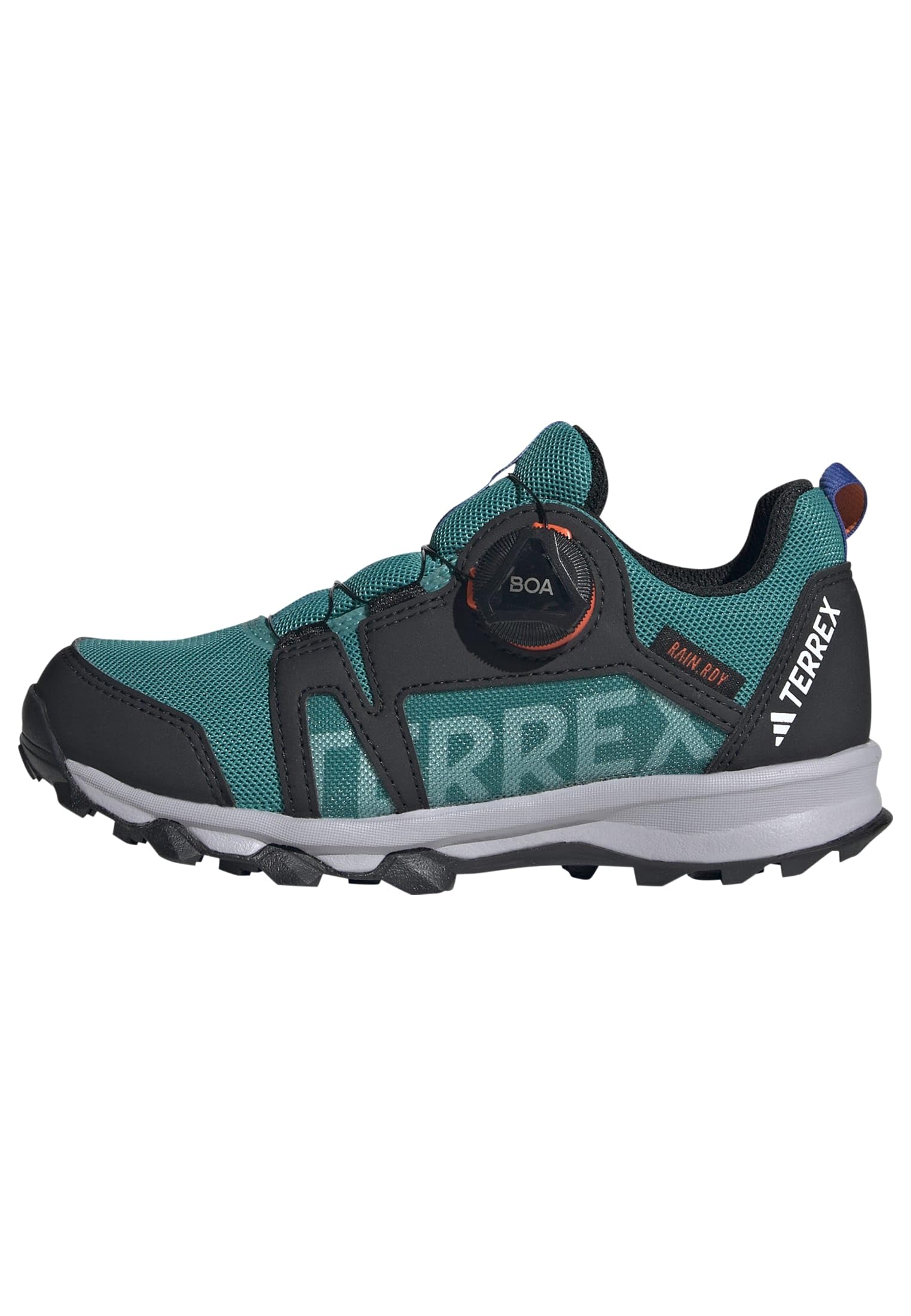 adidas Terrex Agravic BOA RAIN.RDY Trail Running Shoes, Pure Teal/FTWR White/semi Lucid Blue, 2.5 UK Child