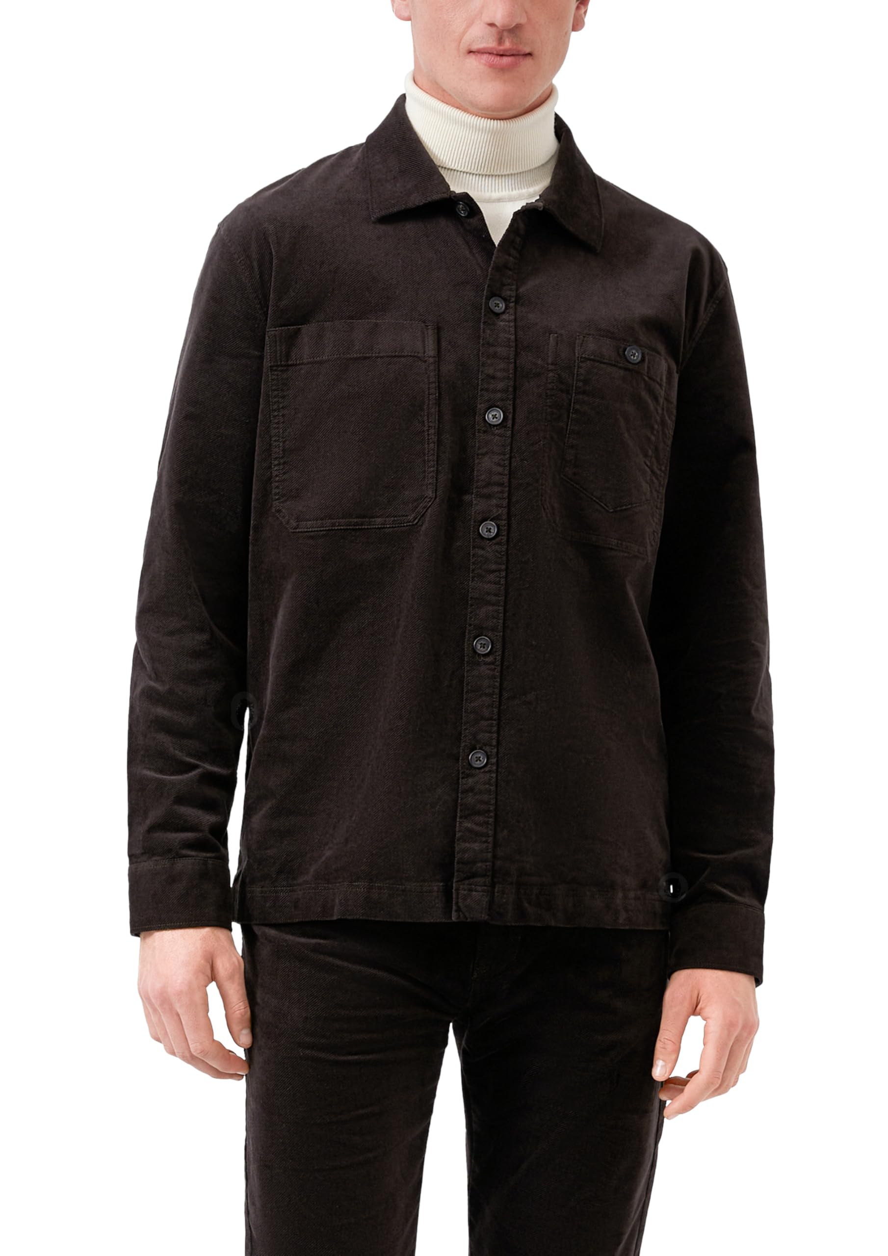 s.Oliver Overshirt aus diagonalem Feincord