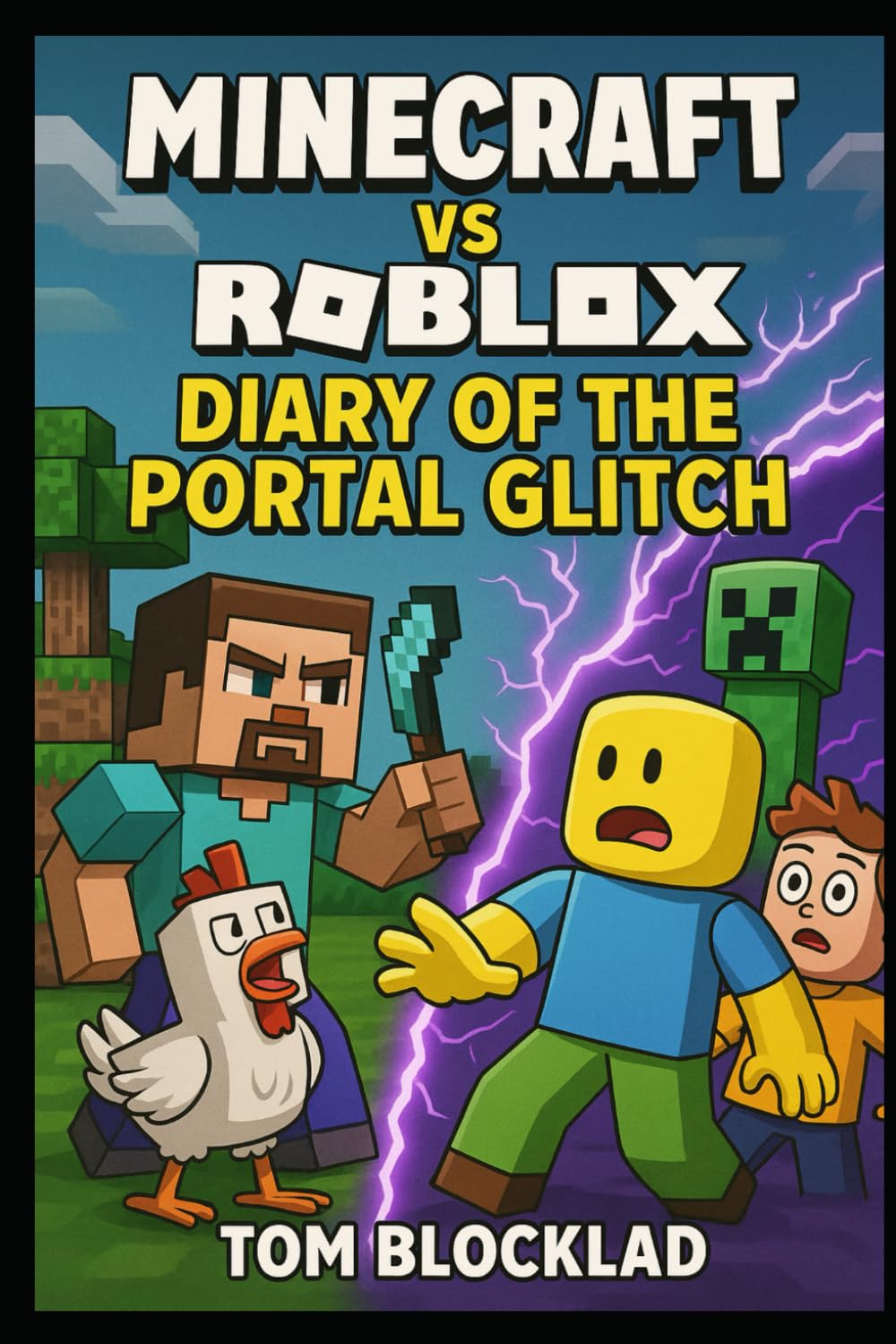 Minecraft vs Roblox: Diary of The Portal Glitch