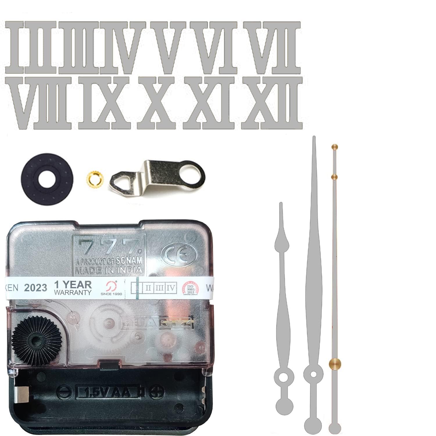RONOTA 12 Pcs Arabic Mirrored Acrylic Numerals Movement Machine 22mm for Wood Resin Marble Clock Fancy Needles Pack 1 (Silver R2) (B0CYWHFKQR) Amazon Price History, Amazon Price Tracker