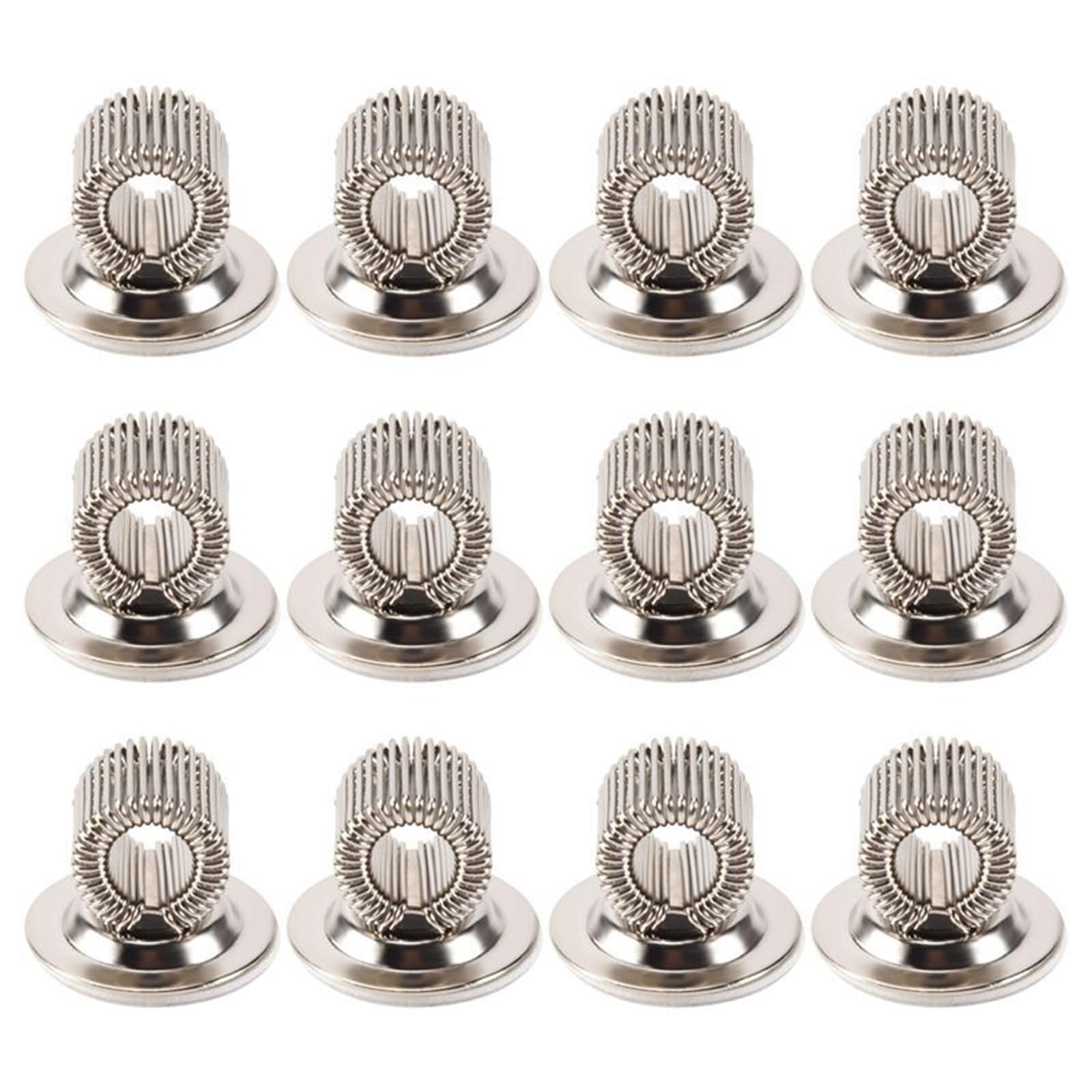 WonJoxel Pen Clip 20PCS Stainless Steel Pen Pencil Holder Clips With Adjustable Spring Loop Self Adhesive Clip for Notebook Journal and Planner Vintage Brass Eff