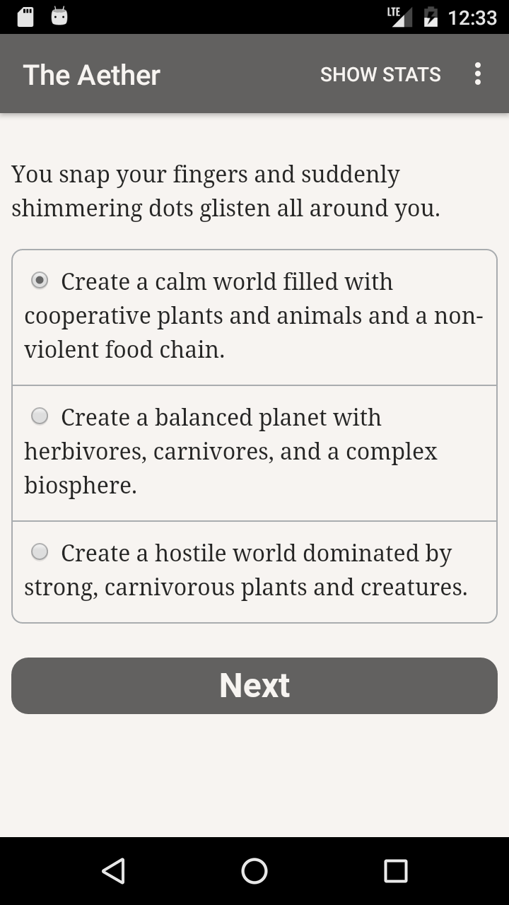 The Aether Life as a God App on Amazon Appstore