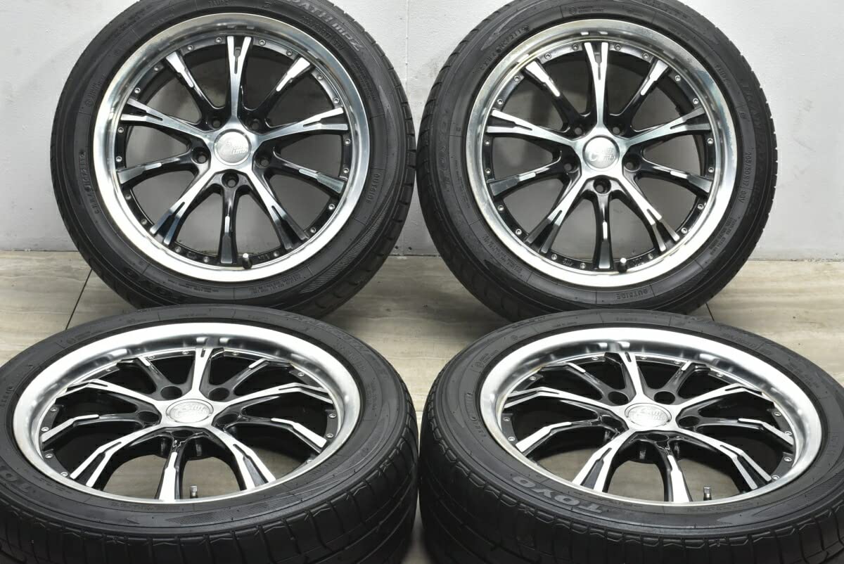 Amazon | 中古 タイヤホイール 4本セット 17インチ 7J +53 205/50R17  
