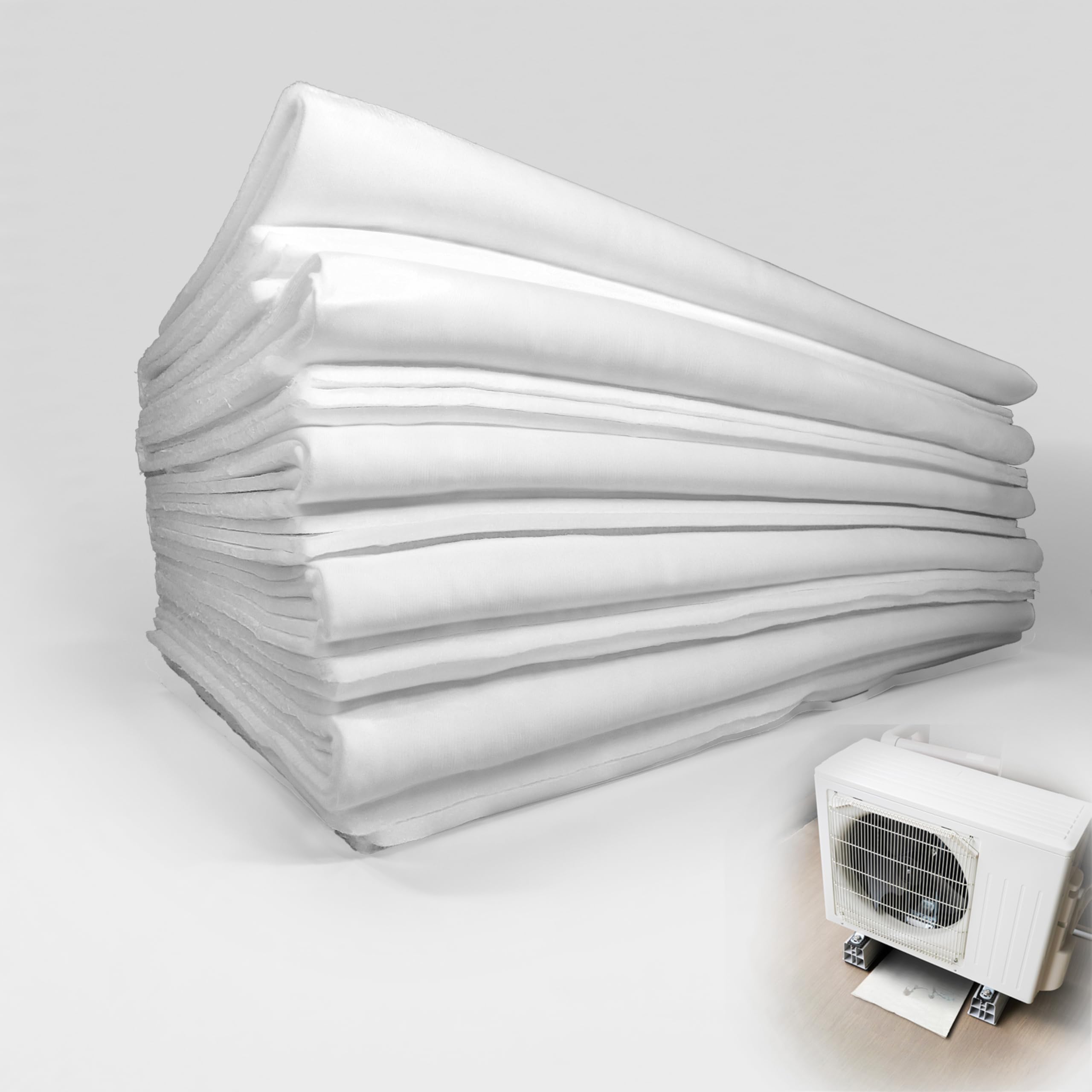 10 Pcs Water Absorbent Mats - 13.8" x 15.8" Reusable Water Absorbing Pads for Home, Kitchen, Garage, and Basement - Hand-Wringable Quick-Dry Water