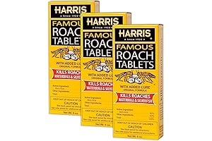 Harris Roach Tablets For Fast Roach & Silverfish Control