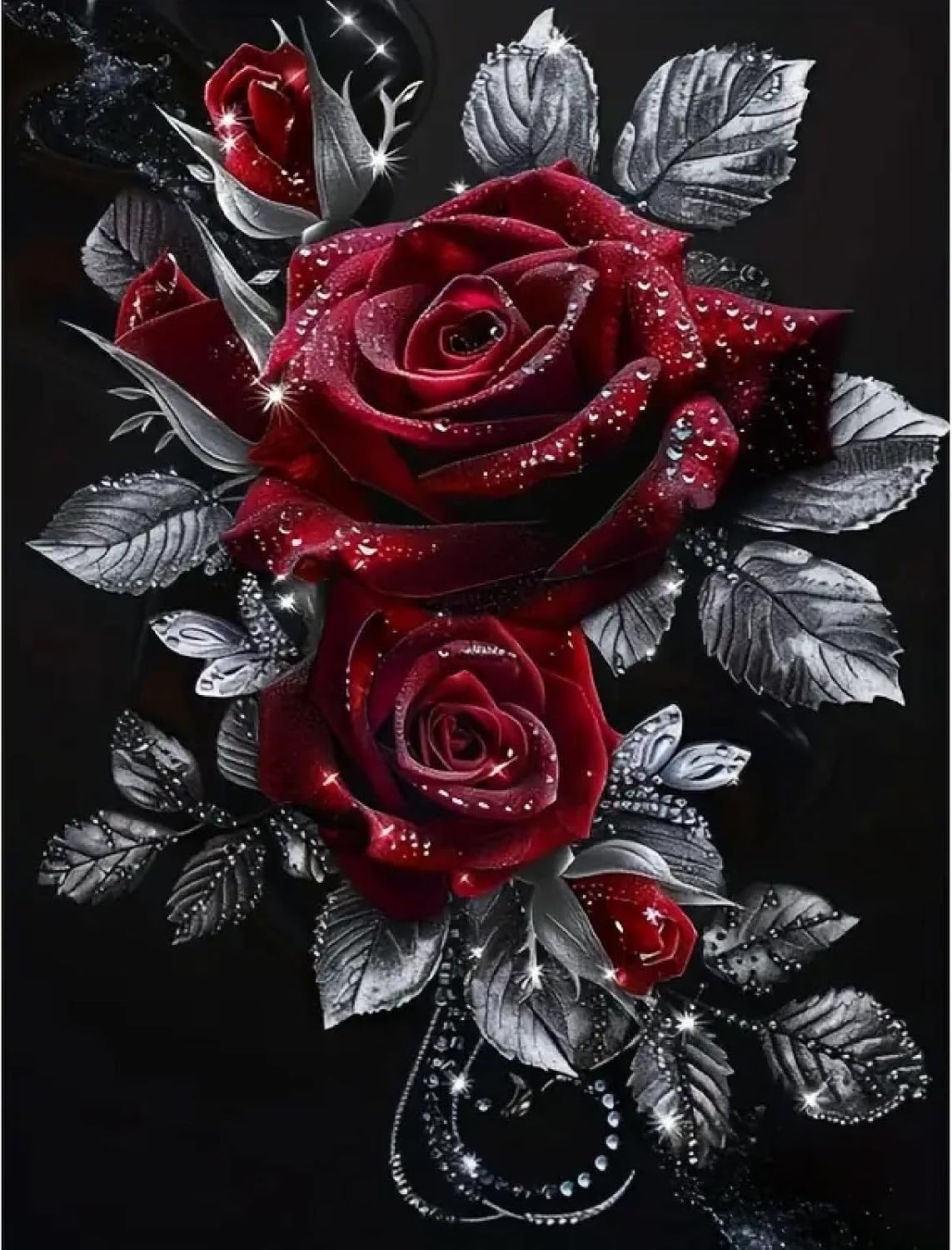 Beginner Cross Stitch Kits - DIY Flower Designs -19