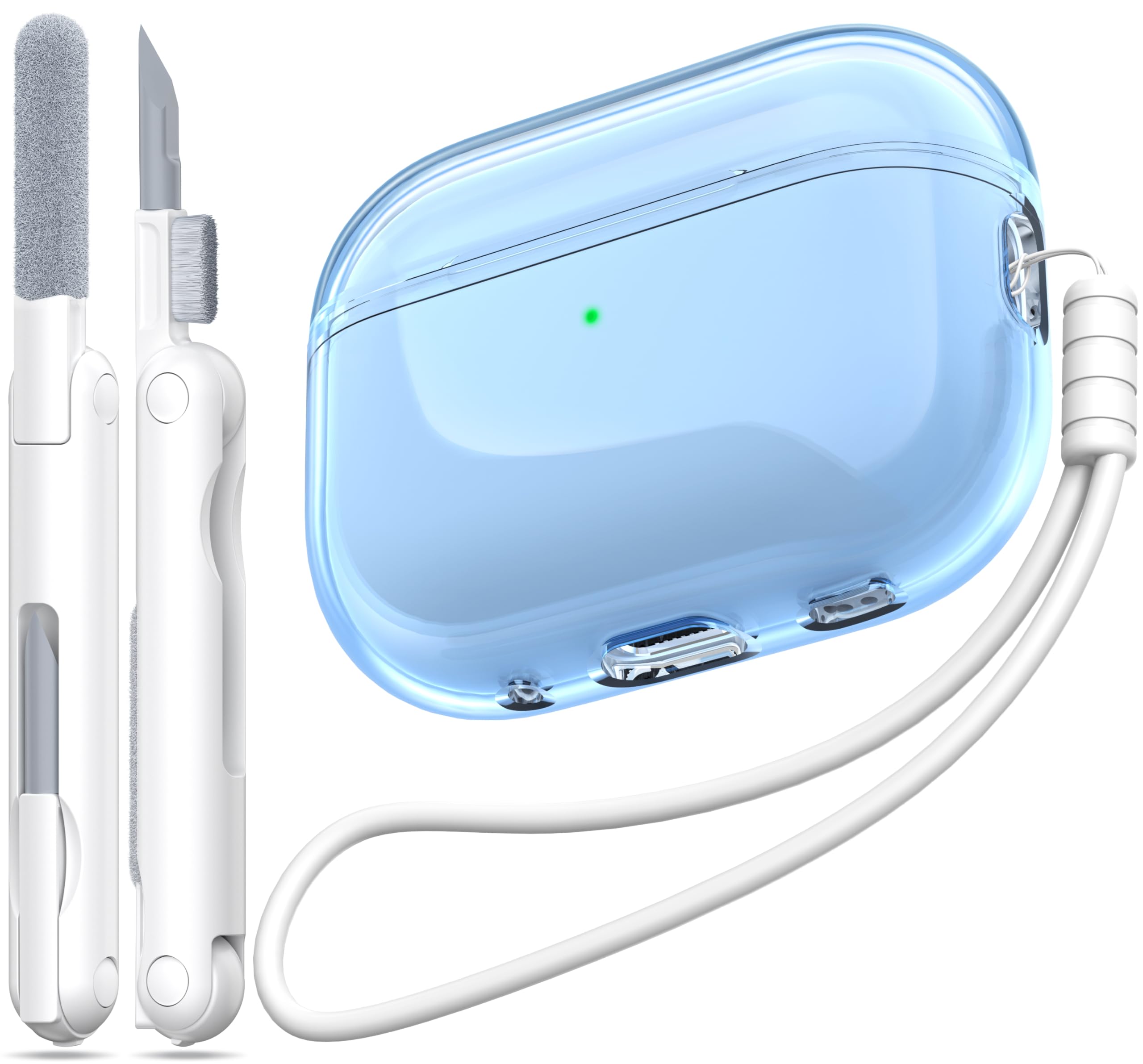 Amazon | MHYALUDO Airpods Pro 第 2 世代/第 1 世代ケースカバー