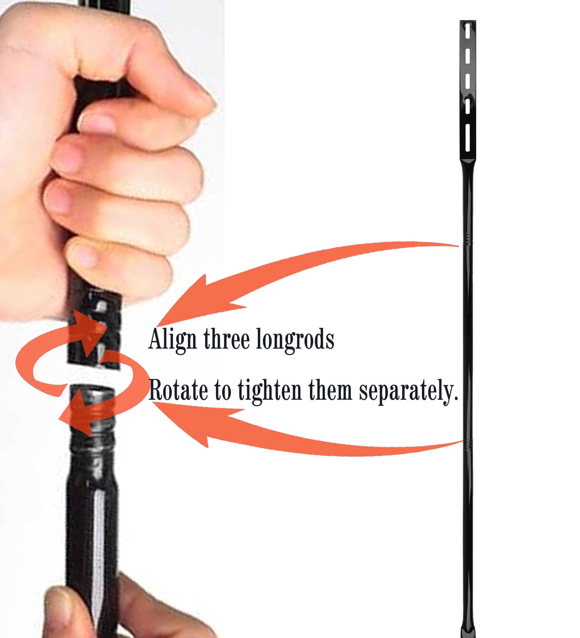 2Pack Heavy Duty Metal Stakes For Yard Signs, 54Inches Long