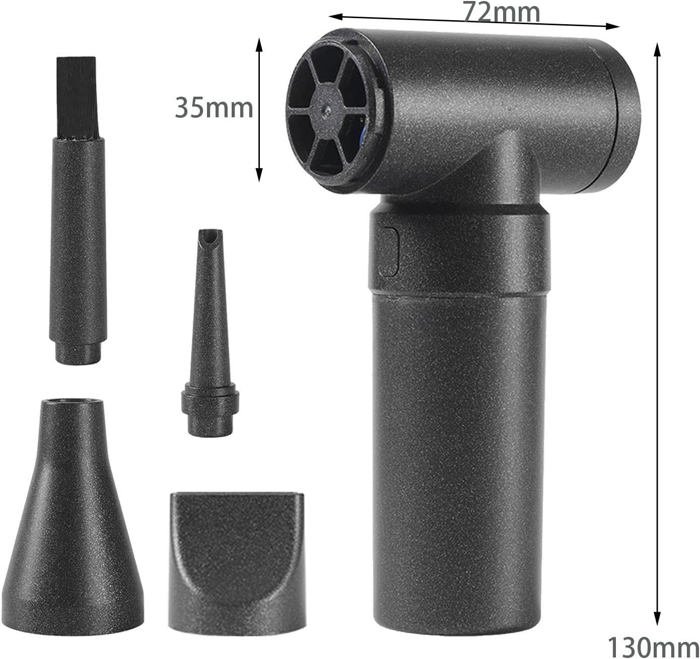 旅行向けコードレスヘアドライヤー USB充電式 3段階風量調整 強力速乾 軽量小型 アウトドア ジム 子供用