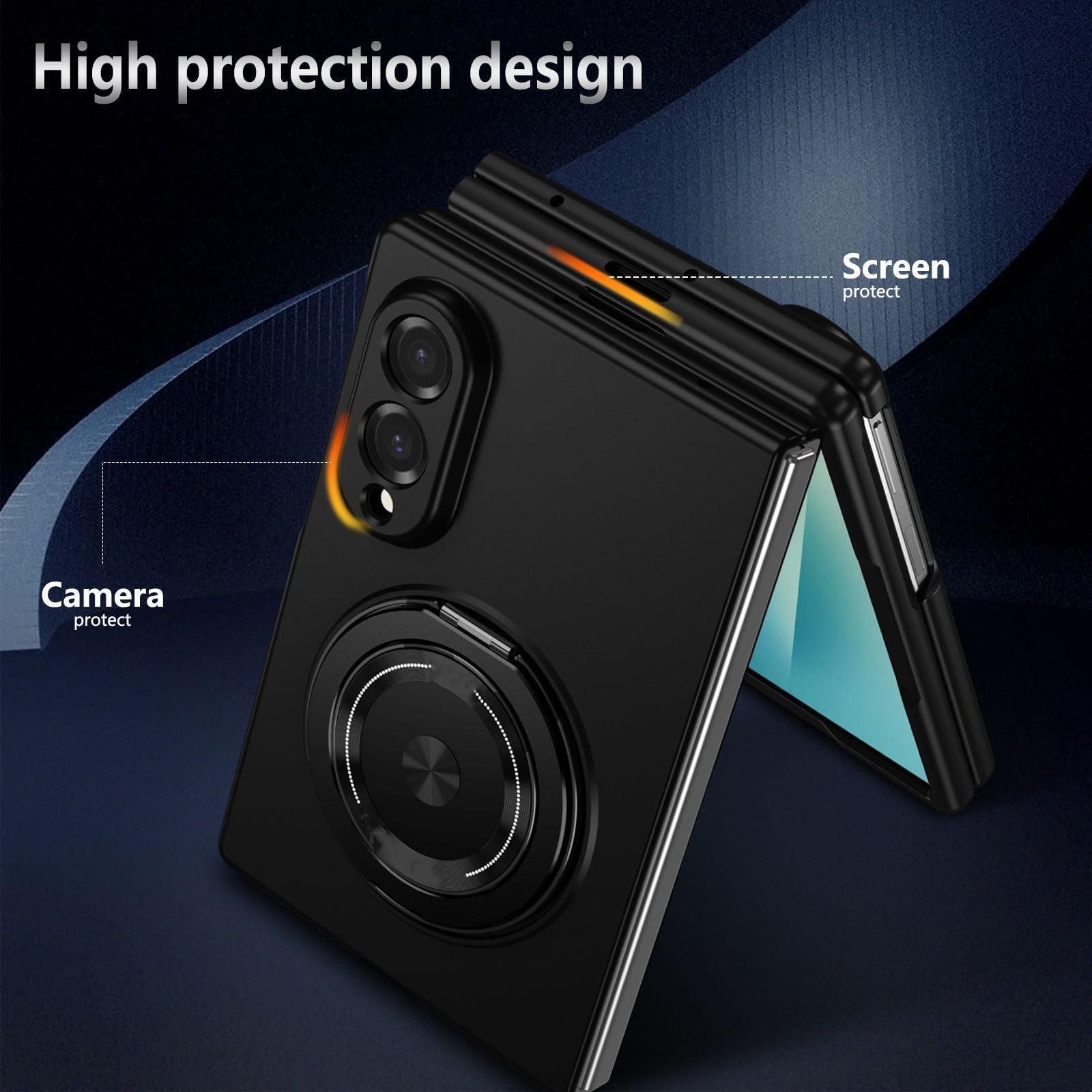 Funda para Samsung Galaxy Z Fold 8, Enchapado Shock-Absorción Carcasa