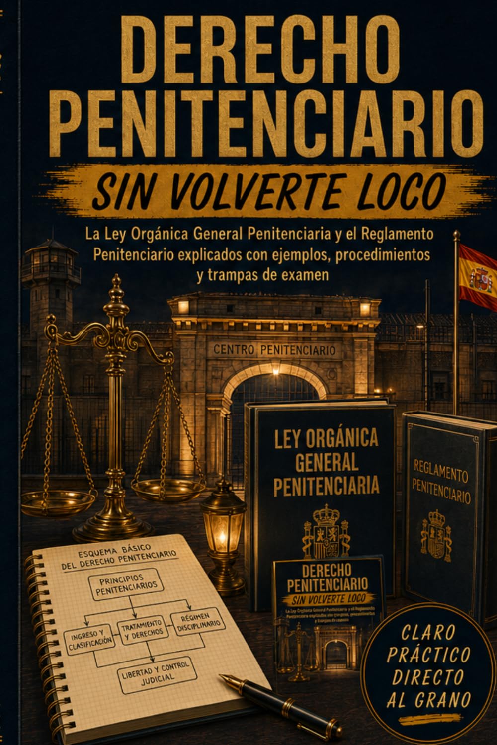 DERECHO PENITENCIARIO SIN VOLVERTE LOCO: La Ley Orgánica General Penitenciaria y el Reglamento Penitenciario explicados con ejemplos, procedimientos y trampas de examen