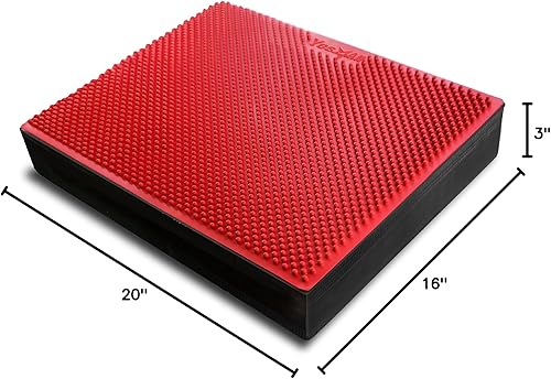 Miniatura 7 de Yes4All Almohadilla de espuma de tamaño mejorado para ejercicio, almohadilla de equilibrio de espuma antideslizante para terapia física, yoga y