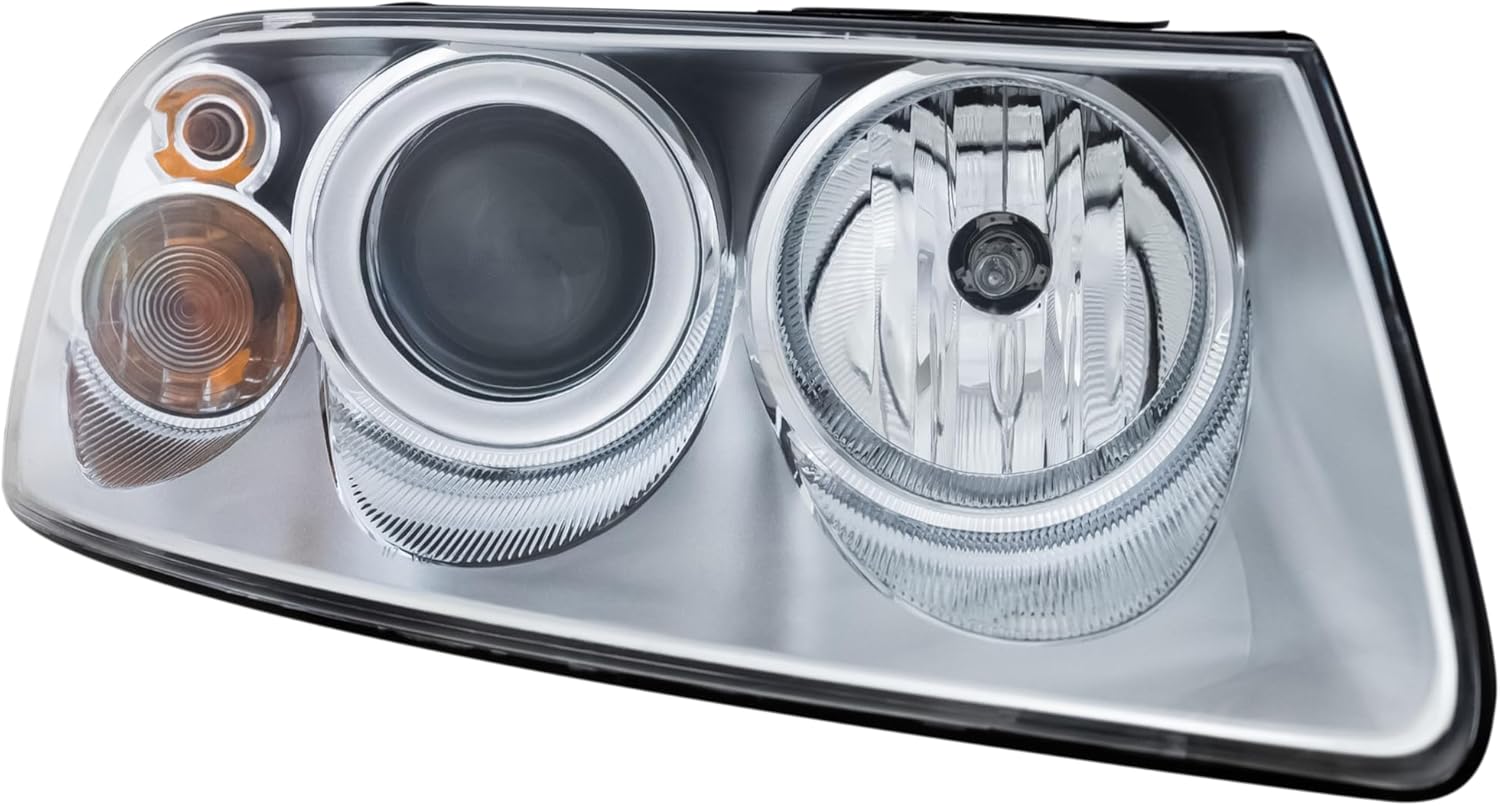 Evan Fischer Passenger Side Headlight for Volkswagen Touareg Base V6 V8 2004-2007 Halogen With bulb(s) Models With Halogen Headlamps, Built To November 2006 Replaces# 7L6941018BK