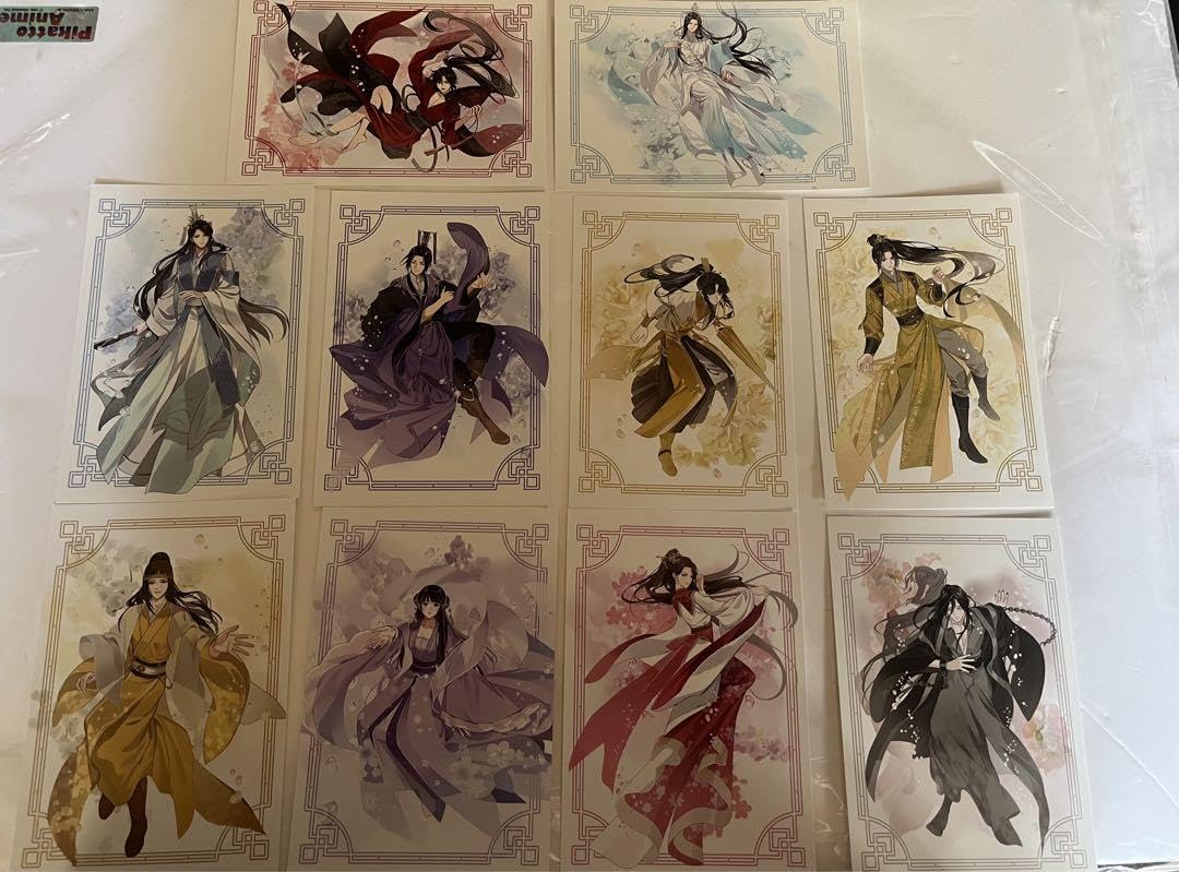魔道祖師　飛花甘露　コミケ限定ポストカード　10種類セット　オマケ付き Amazon.co.jp: 魔道祖師 飛花甘露 the きゃら コミケ 特典
