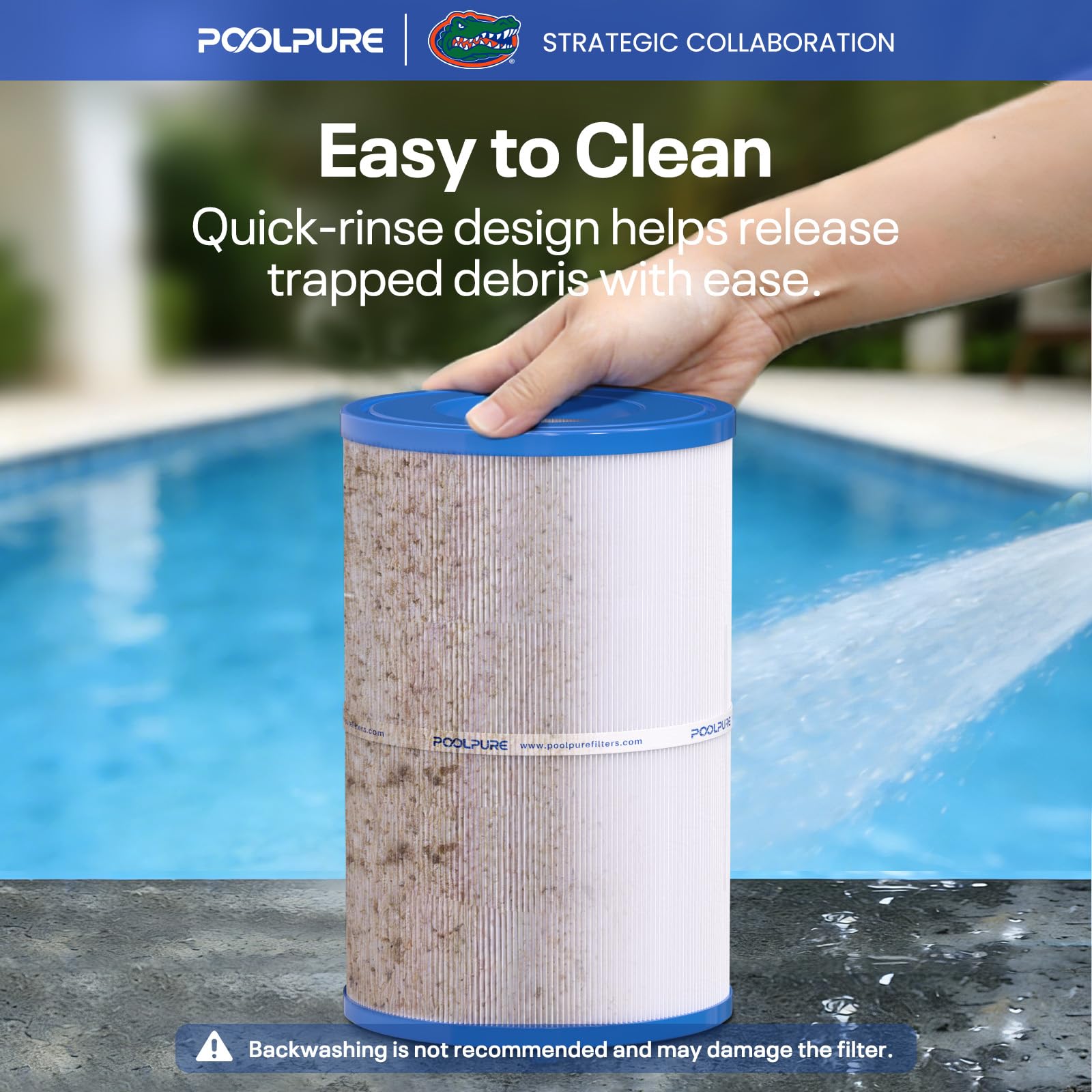 POOLPURE Lot de 2 filtres ovales PDM30 compatibles avec Les jacuzzis Dream Maker 461269, 30 m²