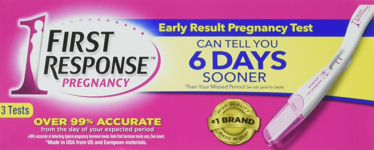 FIRST RESPONSE Pregnancy Test 6 Days Sooner 3 Each ( Pack of 12)
