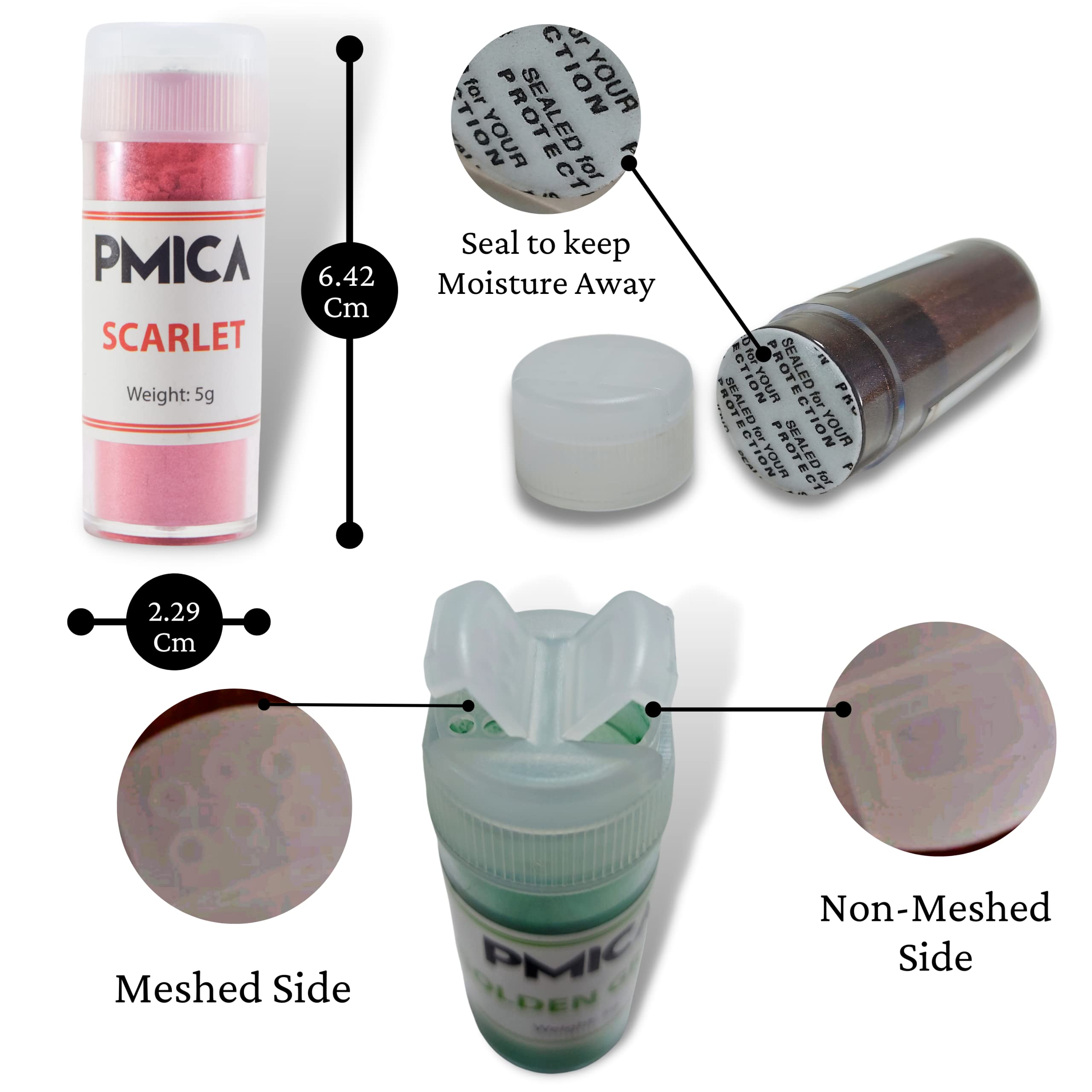 Buy Mica Powder for Epoxy Resin, Set of 24 Colors 0.18oz (5g) of