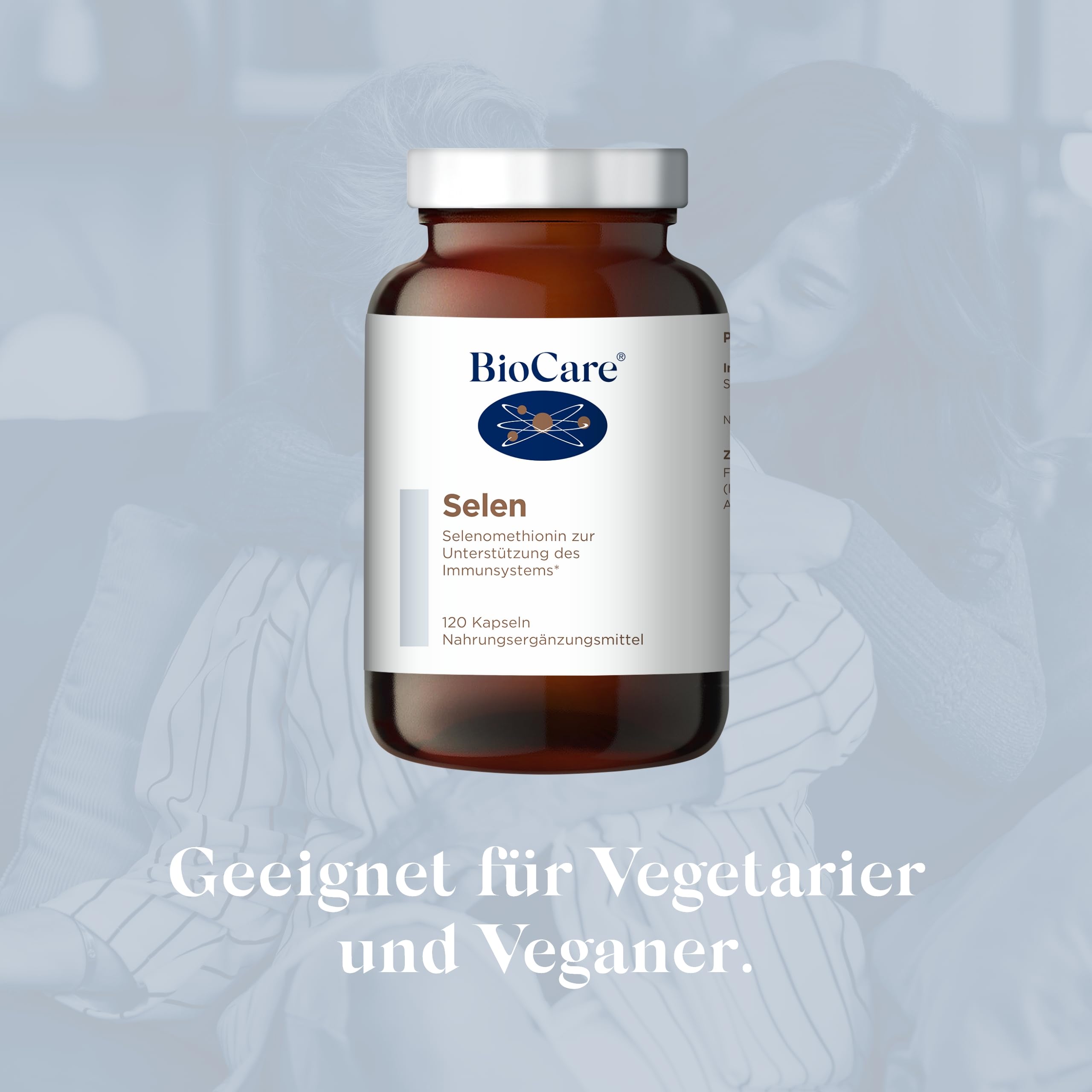 BioCare Selen - Selenomethionin für Immun- & Antioxidant-Unterstützung - 120 Kapseln (Packung mit 2)