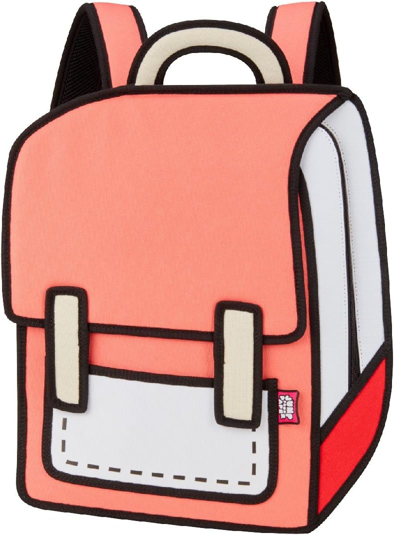 Watermelon Red Backpack, Bag for Women, Bag for Men, Laptop, Cartoon bags, 2D bags, jump from paper