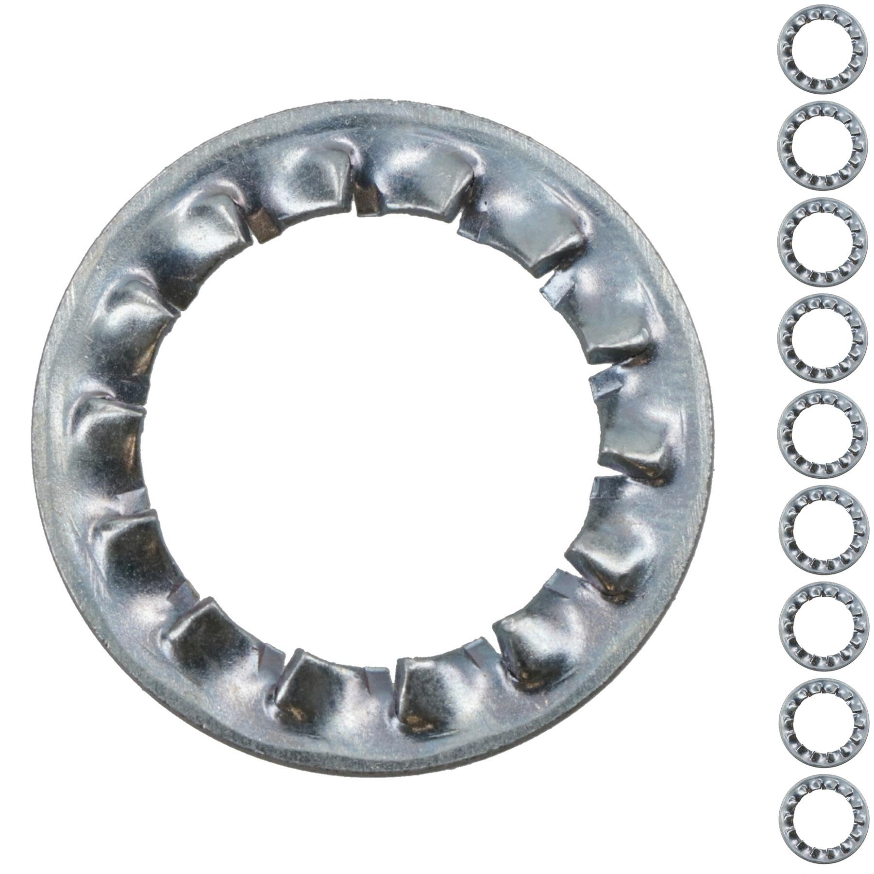 16mm M16 Internal Shake Proof Washers Lock Bolt Washer Serrated Teeth 10pk