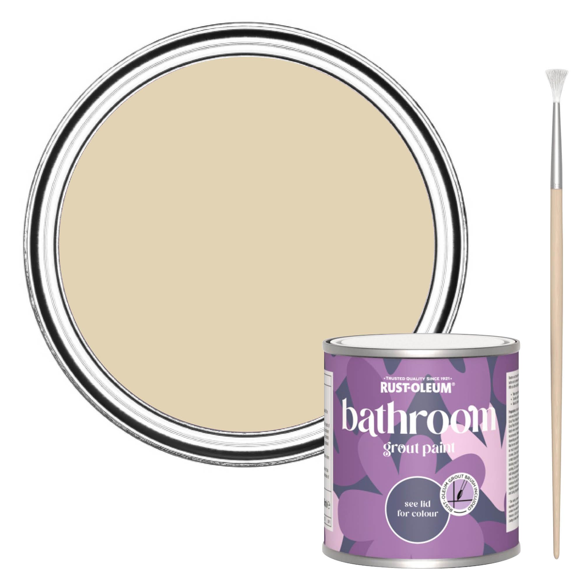 Rust-Oleum Beige Bathroom Grout Paint - Sandhaven 250ml — image 1