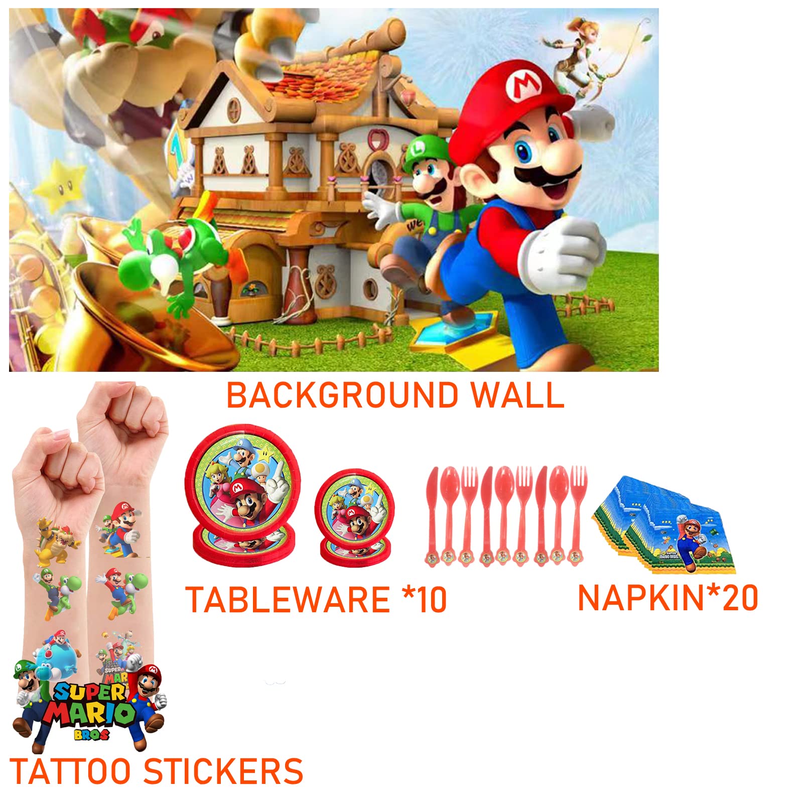 Amazon.co.jp: スーパーマリオパーティー用品誕生日