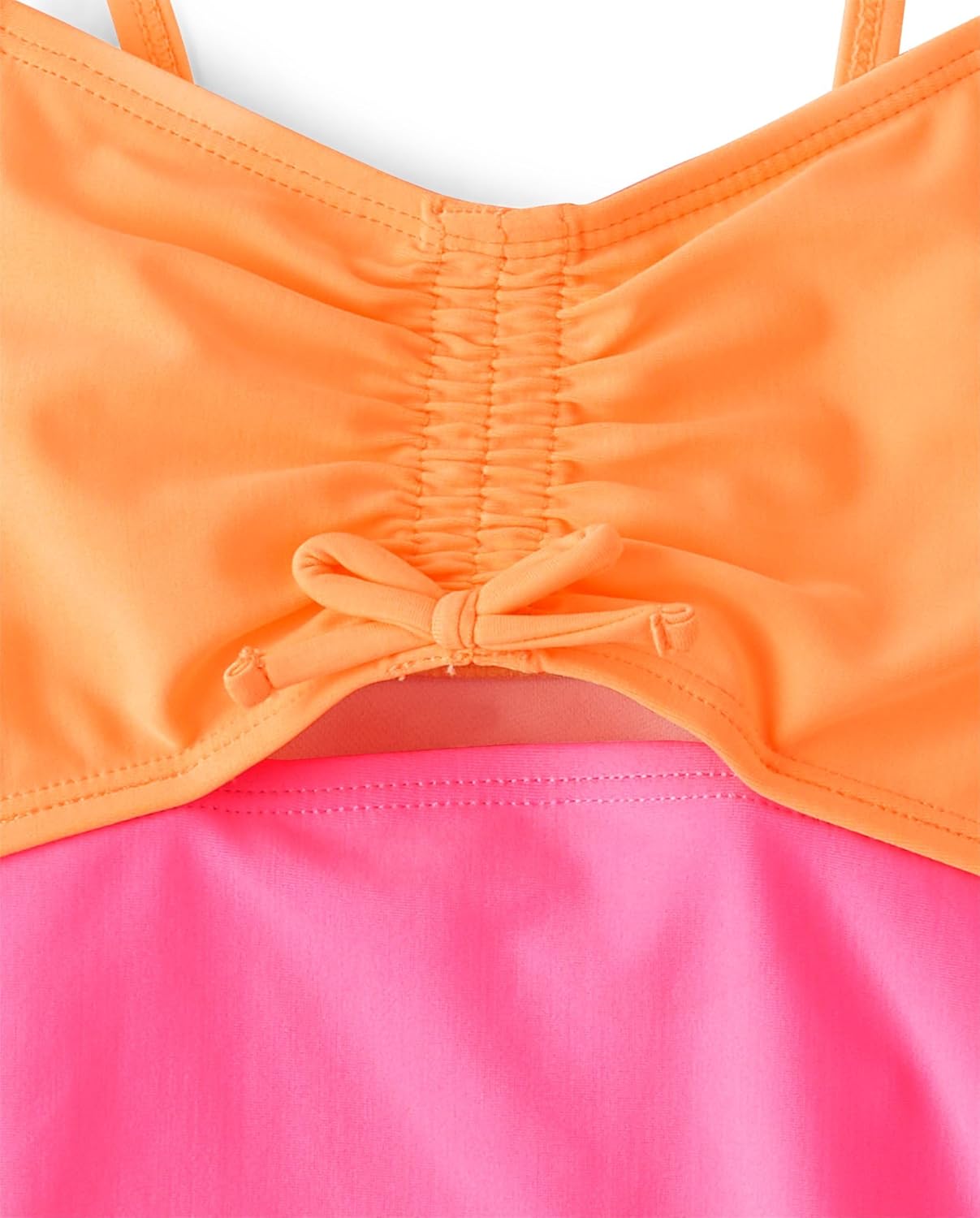 The Children's Place Girls' One Piece Swimsuit Small Neon Peony image 2 of 2 B0DJWQ5CPS