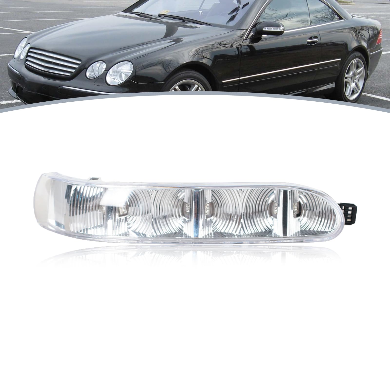 JESYMBX Mirror Turn Signal Indicator Light For Mercedes-Benz CL S Class W220/215 2003-2006 2208200621 Rignt