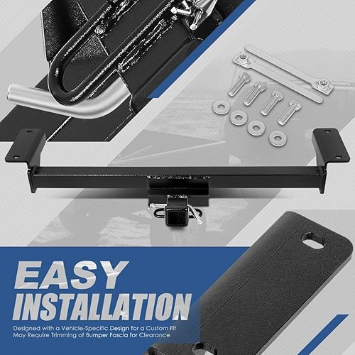 Miniatura 4 de Auto Dynasty Receptor de enganche de remolque clase 3 de 2 pulgadas compatible con Acura RDX 07-09