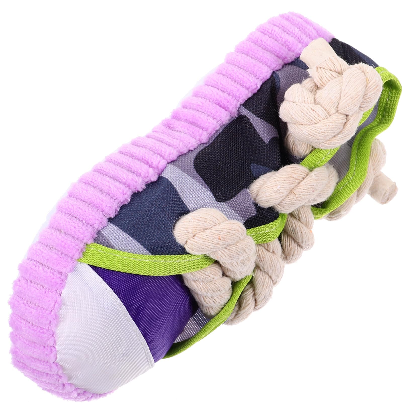 Générique Jouet à Mâcher pour Chien Couineur Chaussures en Coton Taille Petite Jouet Interactif pour Chiots pour Animaux De Compagnie