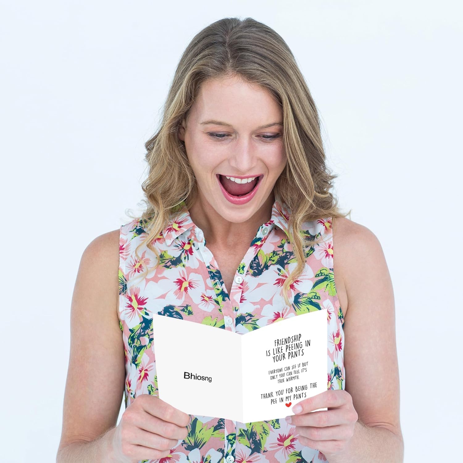 Funny Best Friend Birthday Card, Friendship Day Card for Men Women, Cute Bestie Best Friends Valentine's Day Card, Friendship Gift For Her, Friendship Thank you Card for Him Her - Image 3