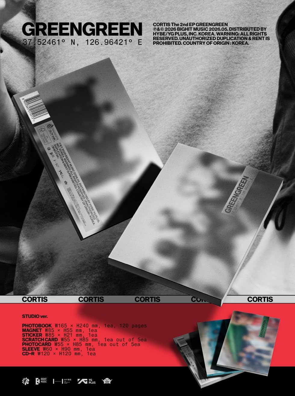 Amazon.co.jp: CORTIS [GREEN] 2nd EP Album (STUDIO ver.) : ベビー