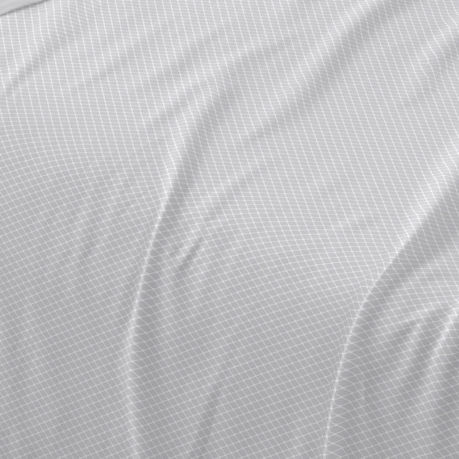 Burrito Blanco | Juego de sábanas Algodón | Cama de 150 a 160cm. (+Medidas Disponibles) | Diseño 633 | Color Gris (150-160x190/200cm.)