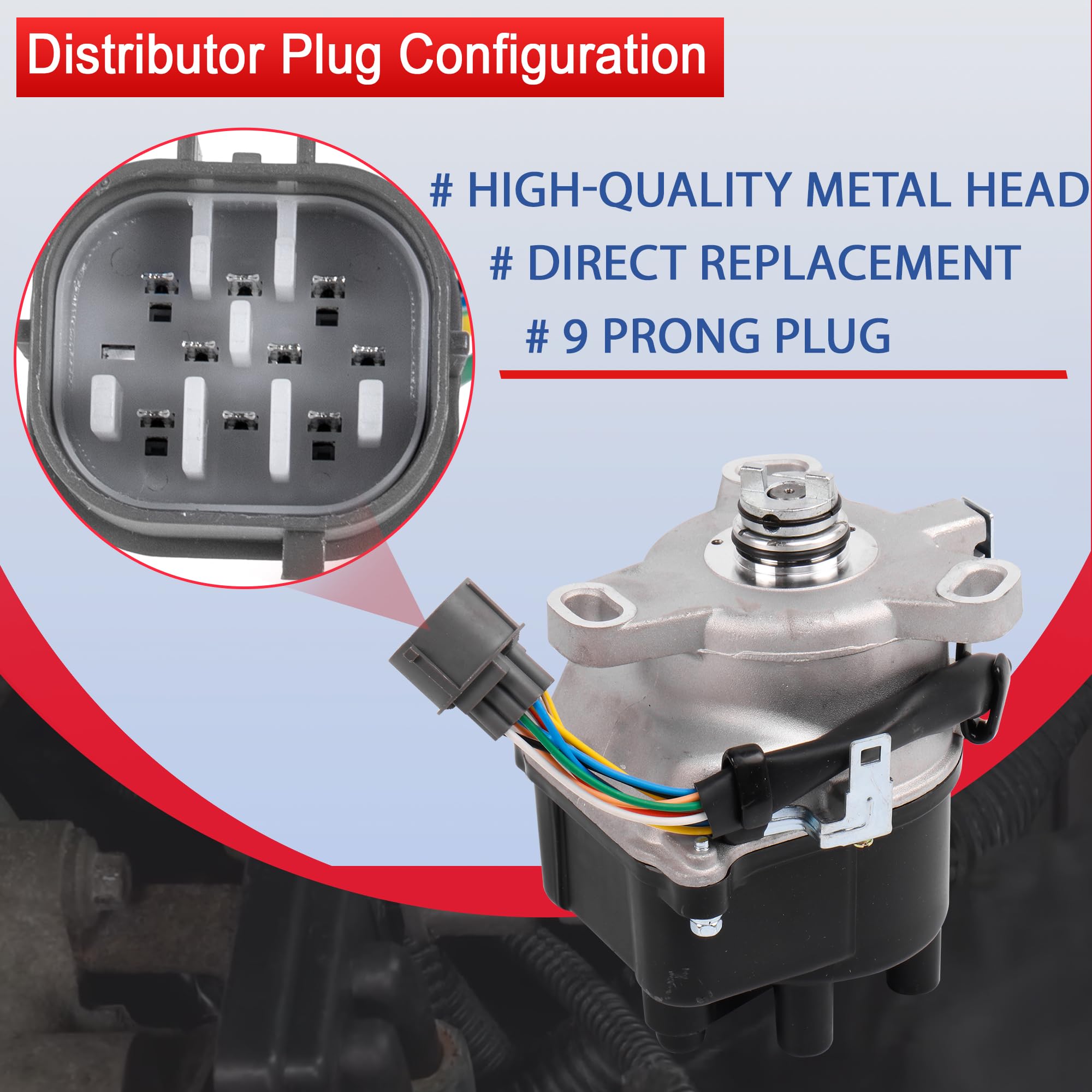Distribuidor De Encendido Bisenya Para Honda CR-V 4WD 1997-1998 | Reemplaza TD-97U 30100-P3F-A02
