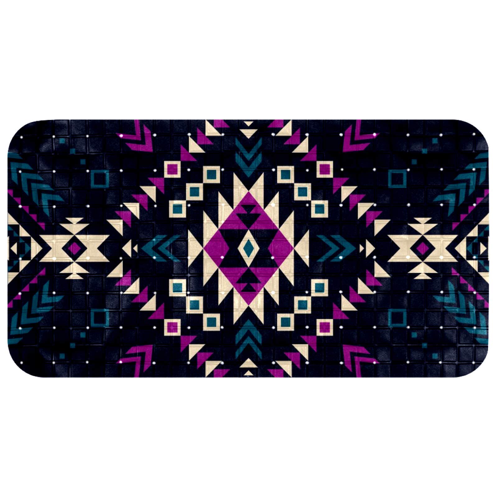 Tapis de douche en tissu tissé ultra doux 68,3 x 37,3 cm pour moments de détente