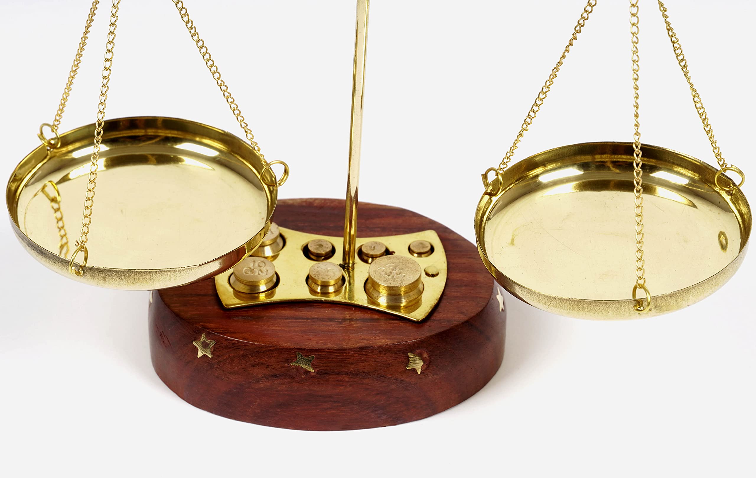 IBA Indianbeautifulart Apothecary Scale Vintage Collectible Brass Weight Scale Home Decor Antique Weight Balancing Scale Taraju - Image 3