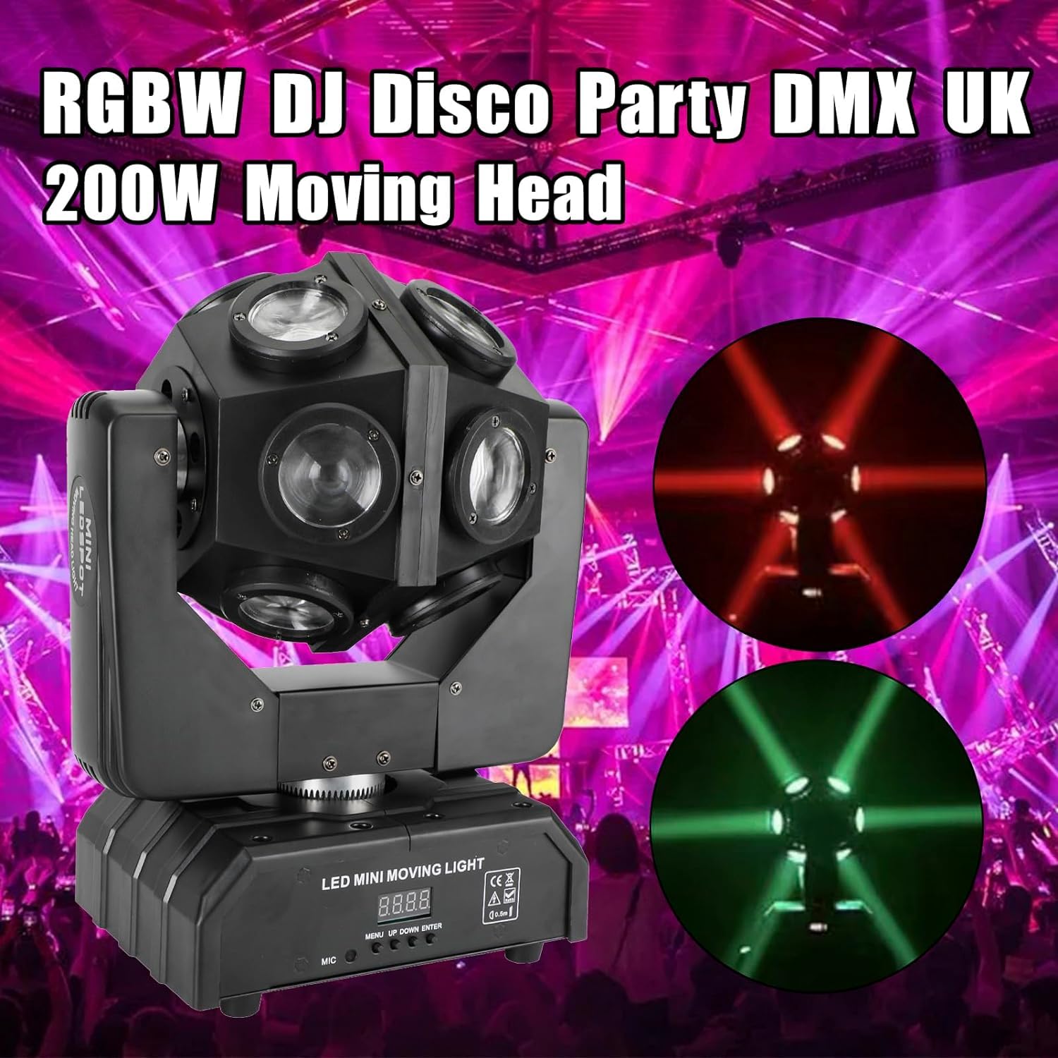 Amazon.com: SHEHDS Moving Head Light Wash LED 12x12W RGBW 4in1 DJ Lights Lighting Professional 9/16 Channels DMX512 Sound Activated Strobe Effect Stage Lights for Christmas Events Night Clubs Disco KTV Bar : MOVING HEAD BEAM LIGHT 12X12W RGBW DMXステージパーティー用ディスコイベントやコンサート(US