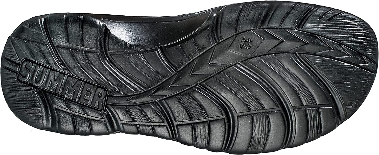 ESTRO Ciabatte Uomo Estive Pelle - Sandali Uomo Ciabatte in Pelle con Suola Gomma Antiscivolo s1
