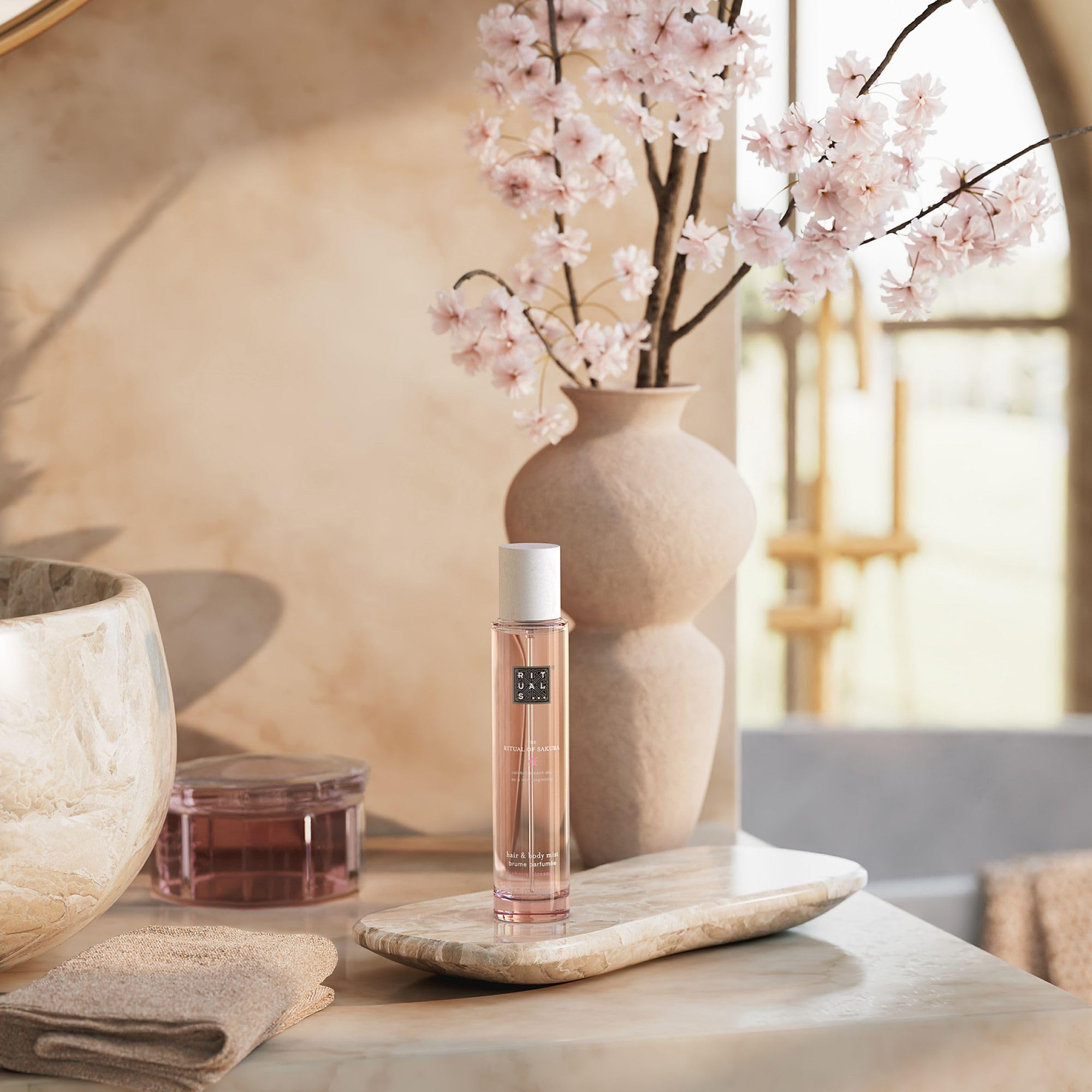 RITUALS Bruma para el cuerpo y el cabello de The Ritual of Sakura - con Flor de Cerezo - Aroma floral y delicado - 50 ml