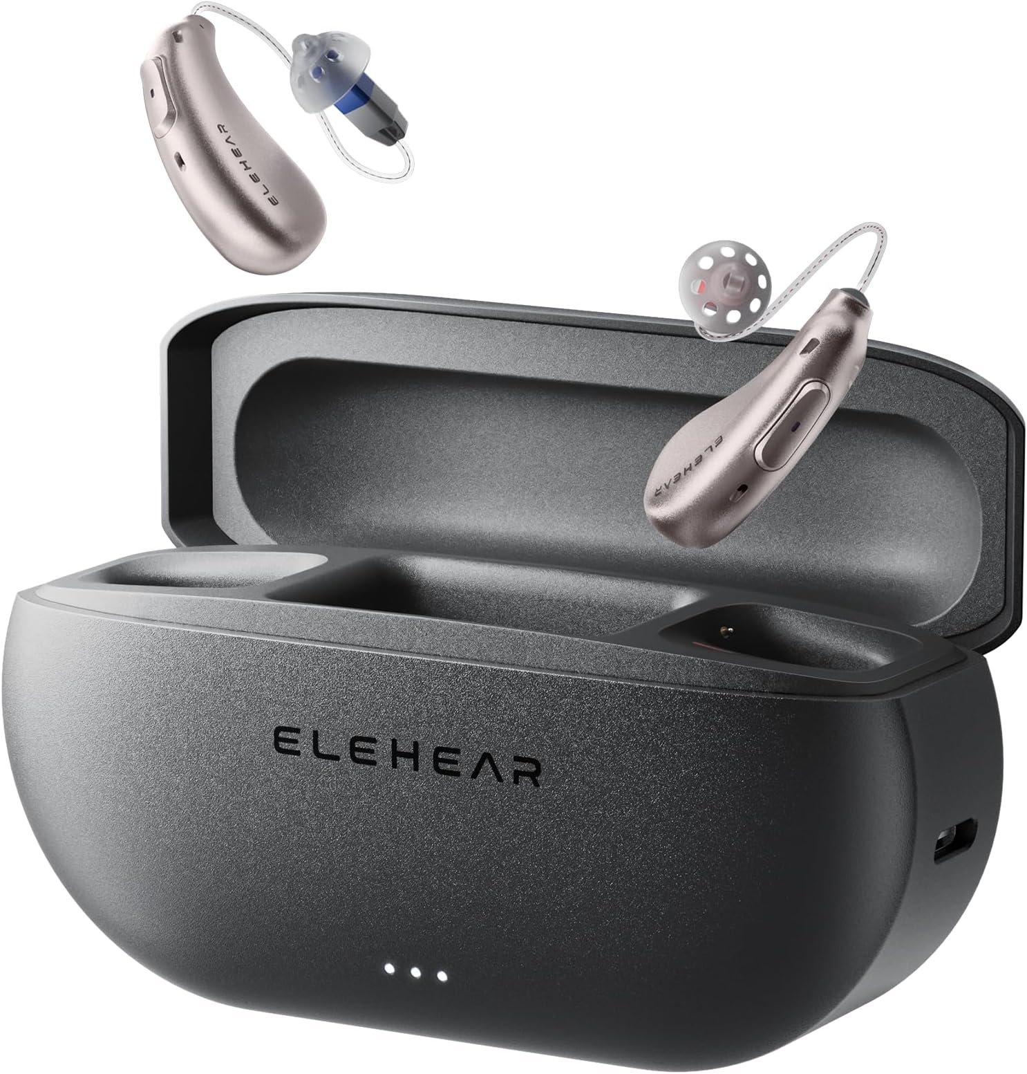ELEHEAR-Beyond OTC Hearing Aids for Seniors with Bluetooth 5.3 and App Control, Rechargeable, Noise Cancelling for Tinnitus Relief
