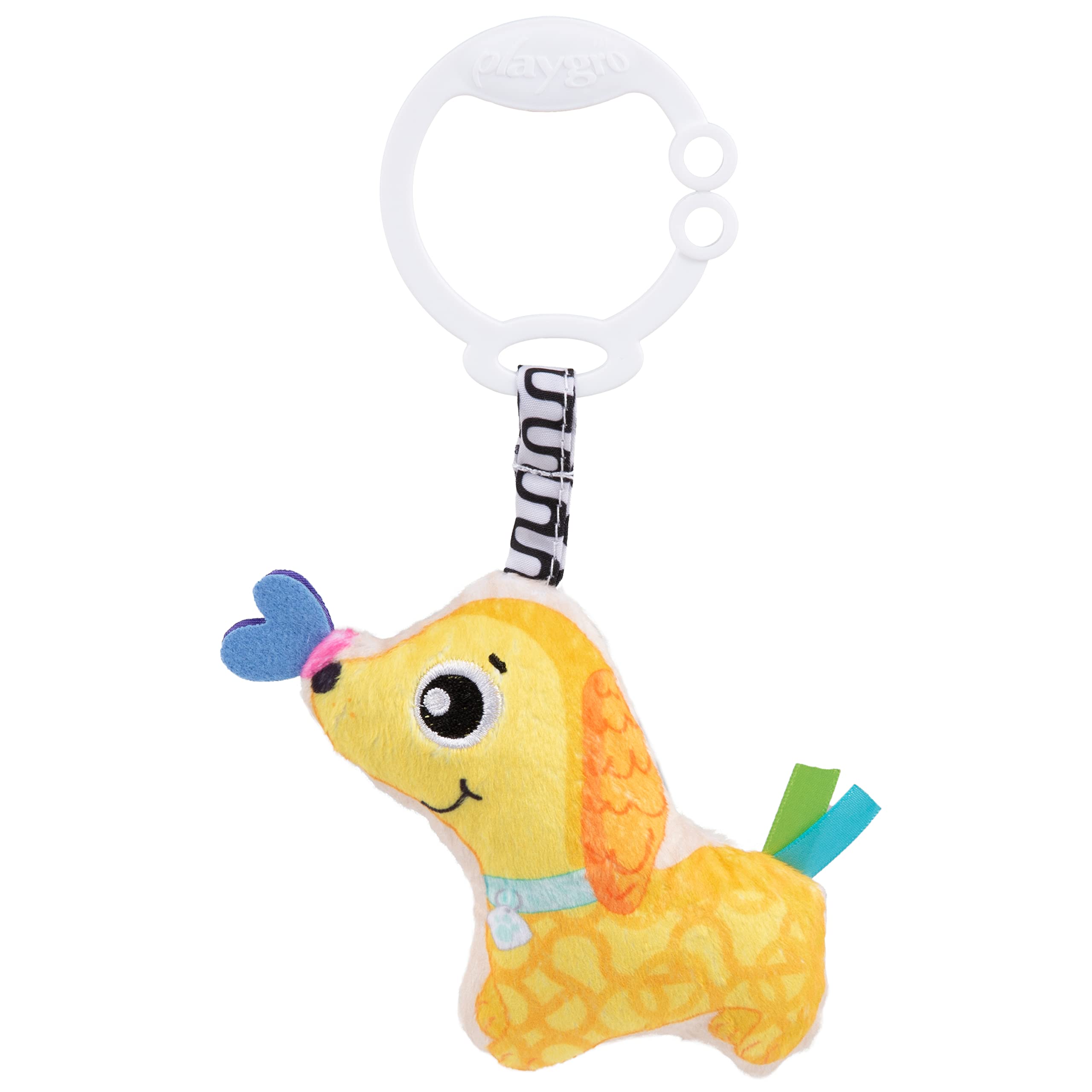 Playgro KW Trailer Puppy – Pram Trailer – Children's Toy – Pendant – Pram Chain – Coloured