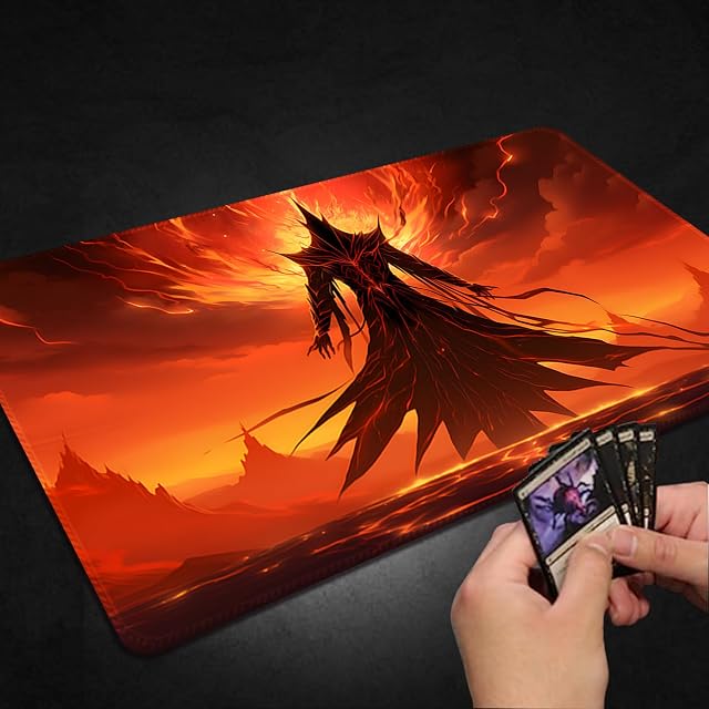 Foto 5 de 5 de Malqiqi Alfombrilla de Juego para MTG y TCG con Bolsas de Almacenamiento