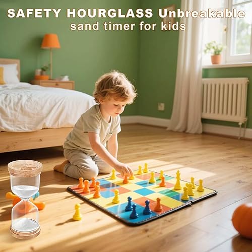 Miniatura 2 de Reloj de arena con temporizador de arena de 30 minutos, reloj de arena púrpura irrompible de 30 minutos, mini reloj de arena colorido, reloj de