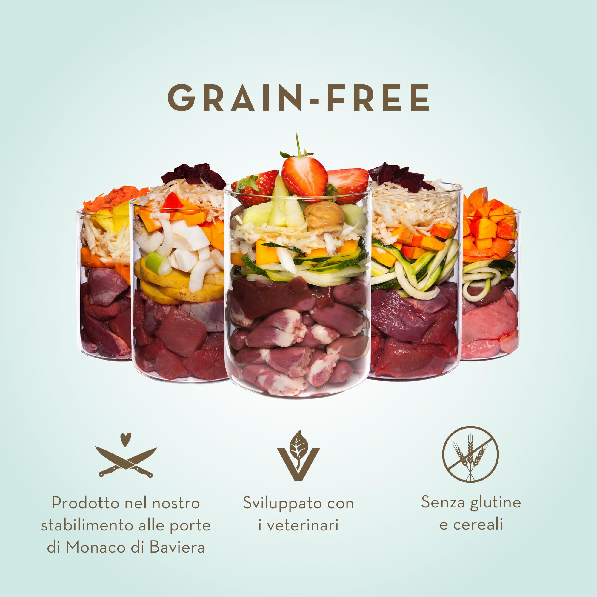 Terra Canis Anatra con zucca, cibo umido senza cereali per cani, 6x800g | Materie prime di qualità alimentare al 100%, con carne fresca, ricco di nutrienti, senza cereali e glutine