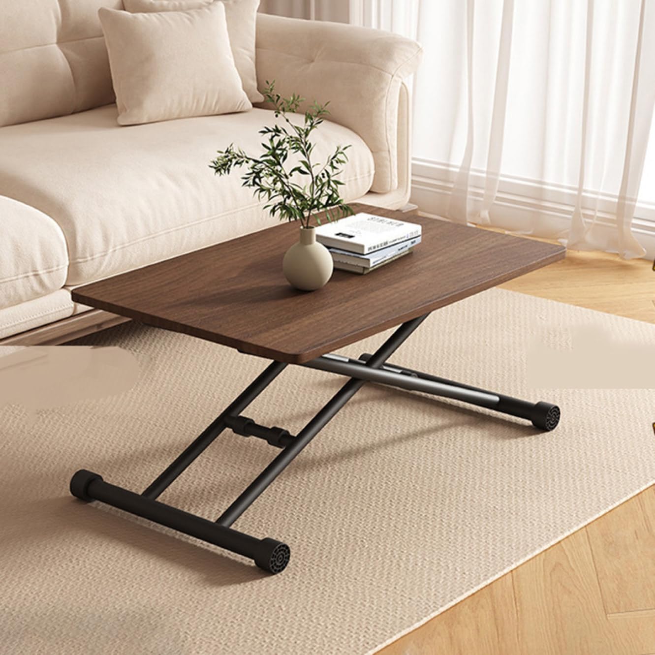 国産栓の木 折りたたみ机 一枚板 安心出来る一枚板テーブル通販